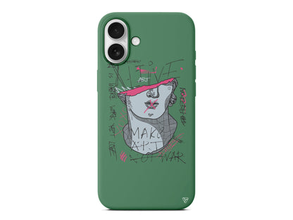 Half David Lansman Model İçi Kadife Silikon Telefon Kılıfı – Plus Serisine Özel