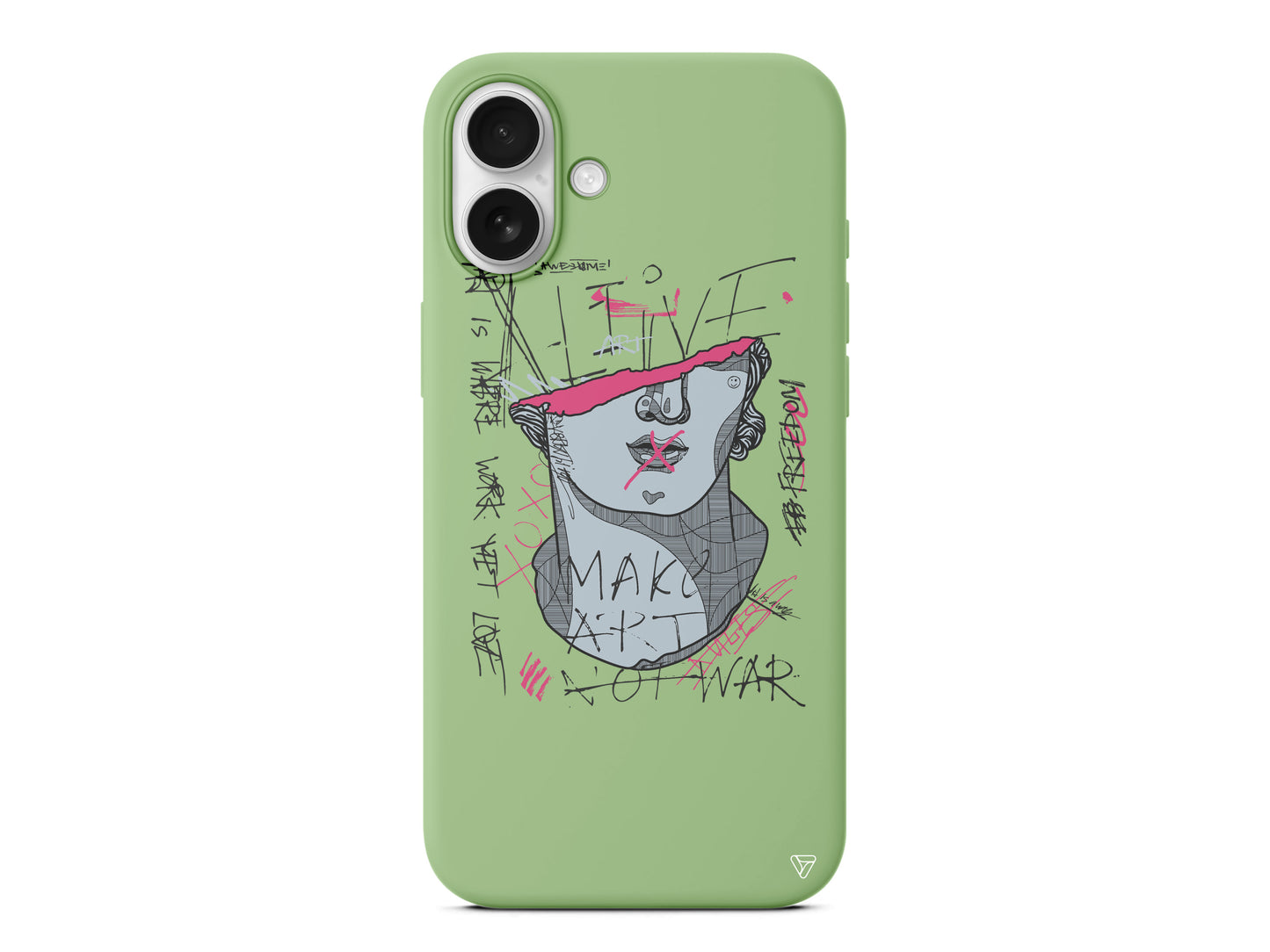 Half David Lansman Model İçi Kadife Silikon Telefon Kılıfı