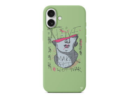 Half David Lansman Model İçi Kadife Silikon Telefon Kılıfı