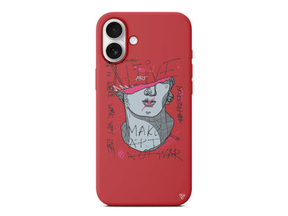 Half David Lansman Model İçi Kadife Silikon Telefon Kılıfı – Plus Serisine Özel