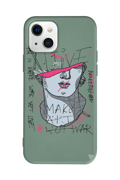 Half David Lansman Model İçi Kadife Silikon Telefon Kılıfı