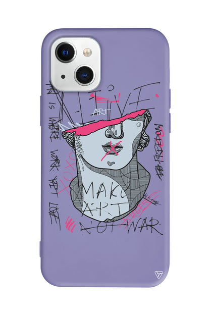 Half David Lansman Model İçi Kadife Silikon Telefon Kılıfı – Plus Serisine Özel