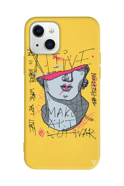 Half David Lansman Model İçi Kadife Silikon Telefon Kılıfı