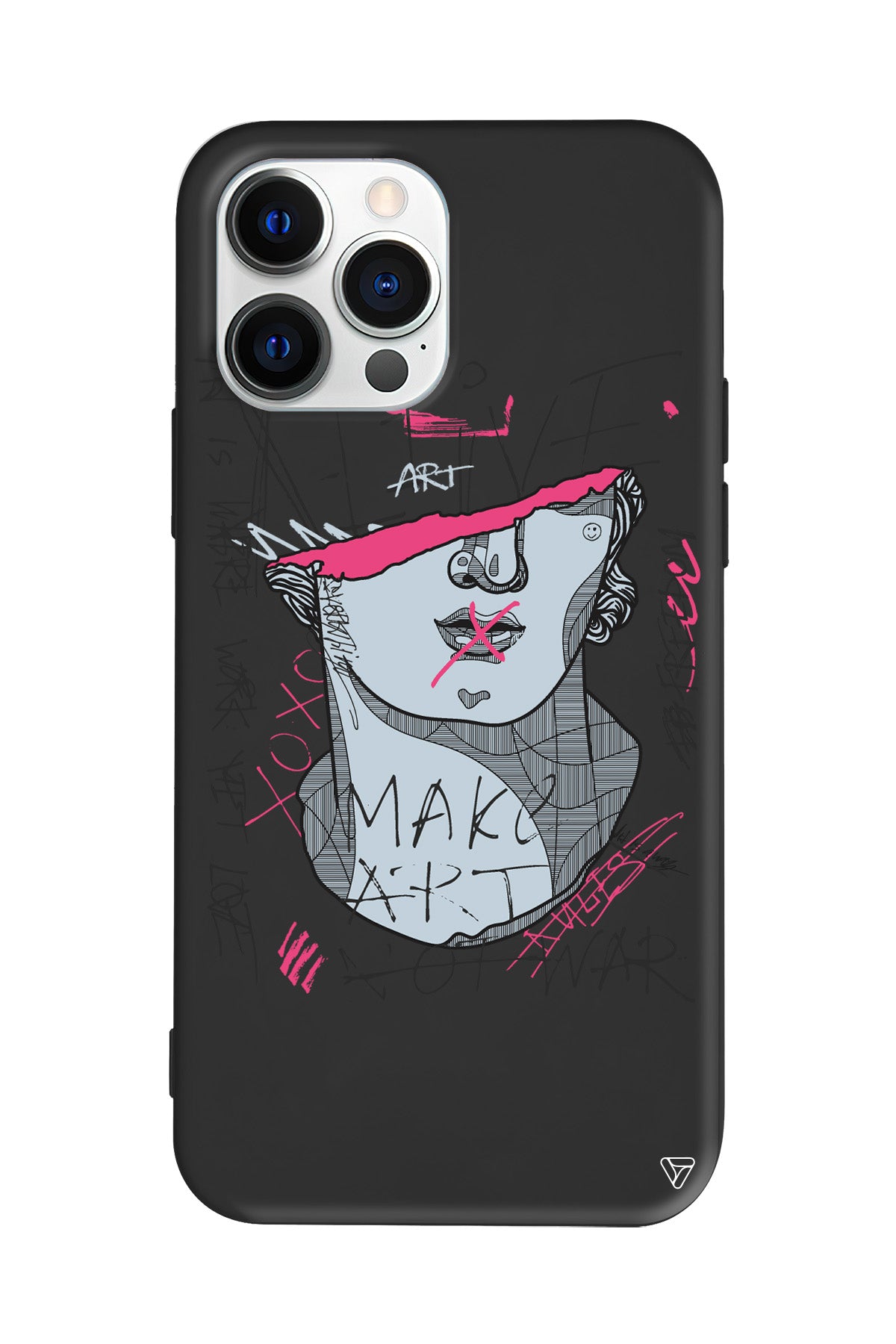 Half David Lansman Model İçi Kadife Silikon Telefon Kılıfı