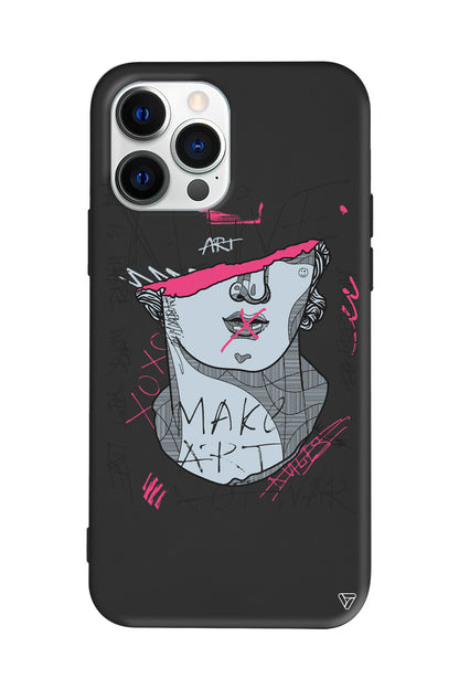 Half David Lansman Model İçi Kadife Silikon Telefon Kılıfı