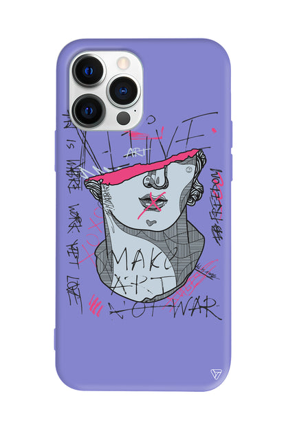 Half David Lansman Model İçi Kadife Silikon Telefon Kılıfı