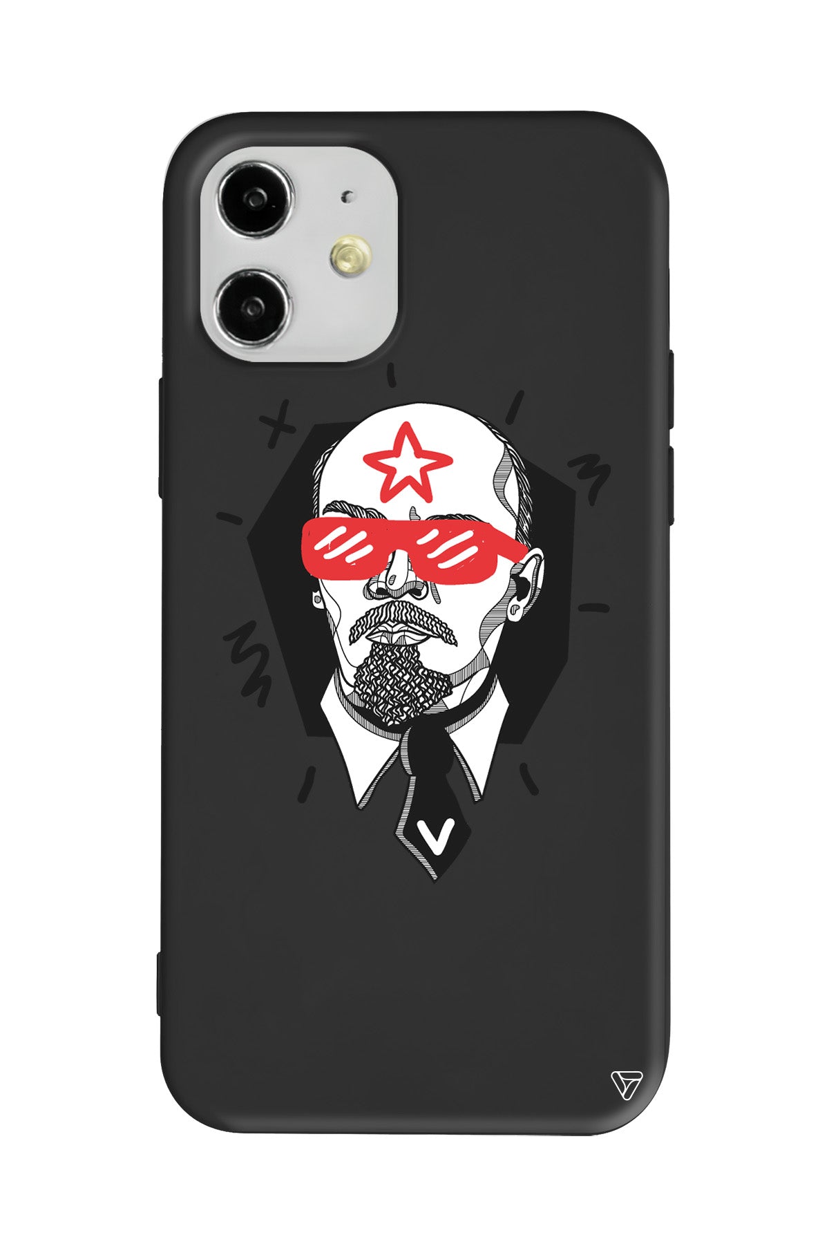 Lenin Lansman Model İçi Kadife Silikon Telefon Kılıfı