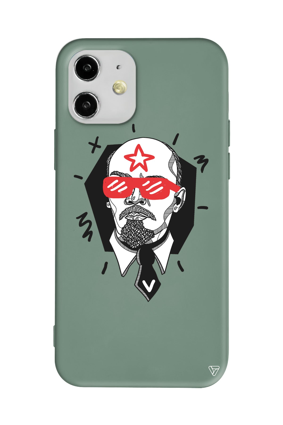 Lenin Lansman Model İçi Kadife Silikon Telefon Kılıfı