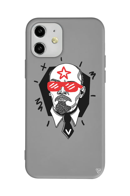Lenin Lansman Model İçi Kadife Silikon Telefon Kılıfı