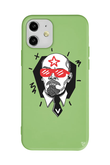 Lenin Lansman Model İçi Kadife Silikon Telefon Kılıfı