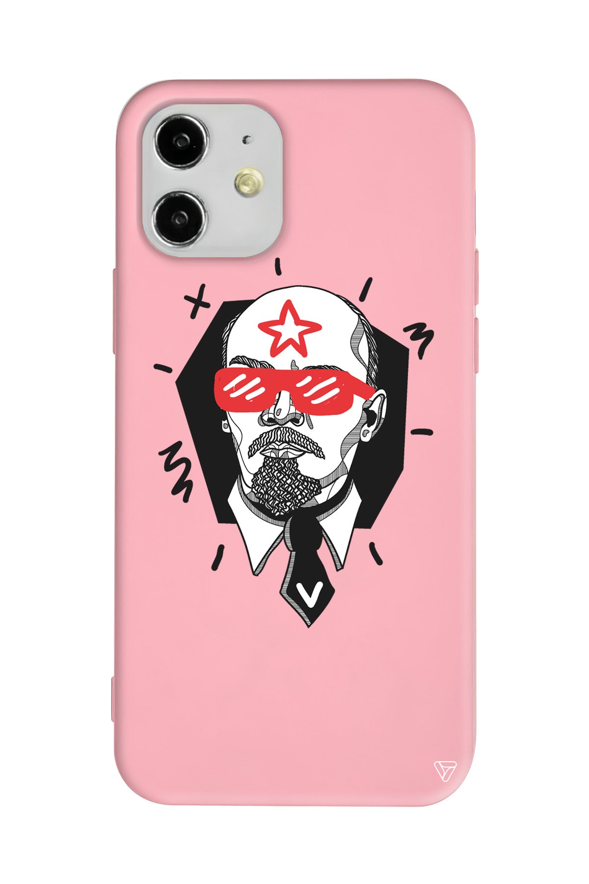 Lenin Lansman Model İçi Kadife Silikon Telefon Kılıfı