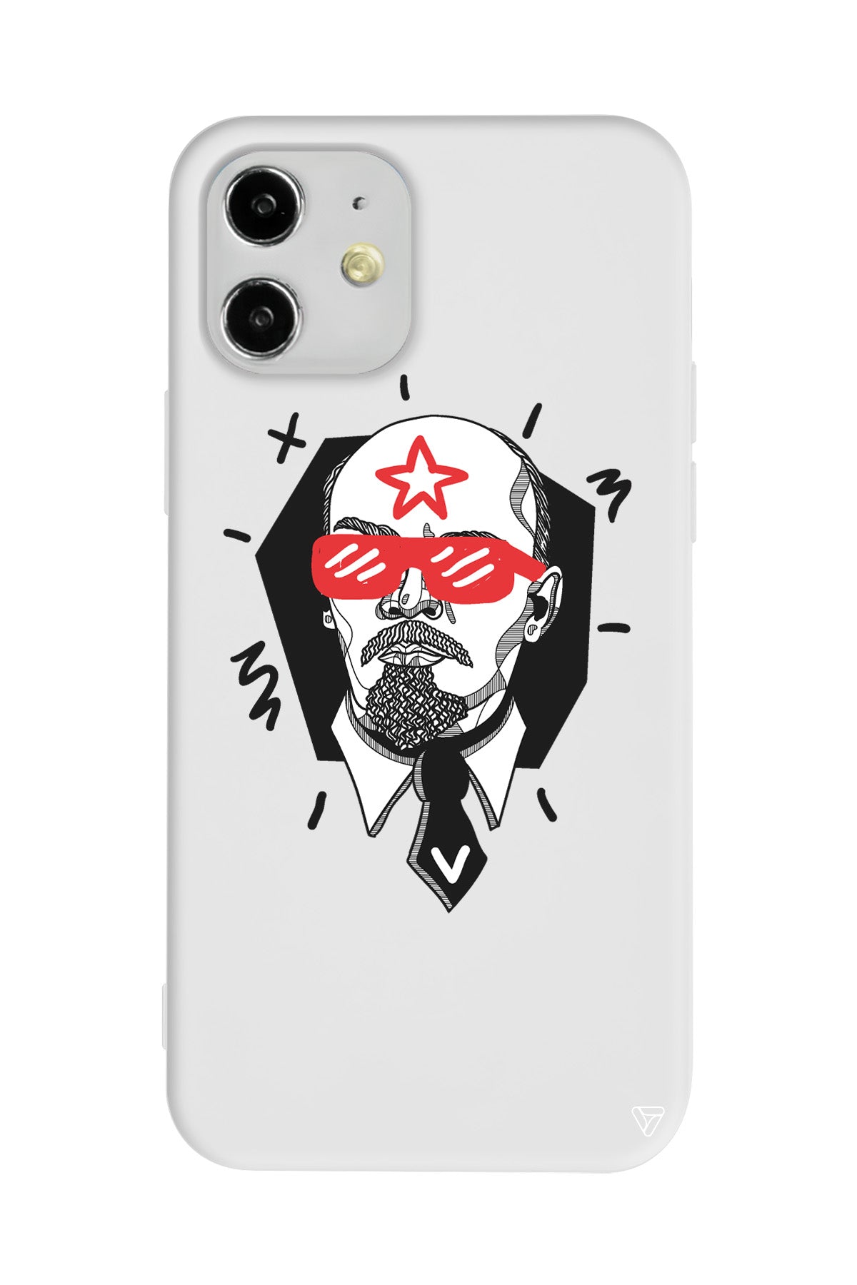 Lenin Lansman Model İçi Kadife Silikon Telefon Kılıfı