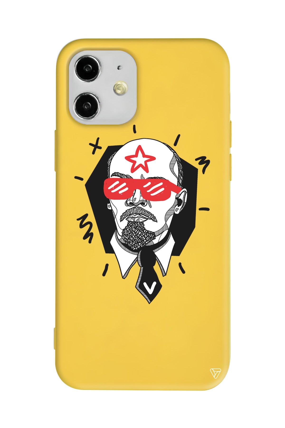 Lenin Lansman Model İçi Kadife Silikon Telefon Kılıfı