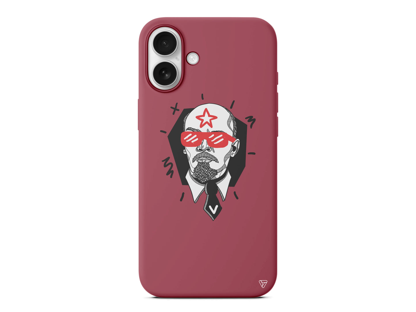 Lenin Lansman Model İçi Kadife Silikon Telefon Kılıfı – Plus Serisine Özel