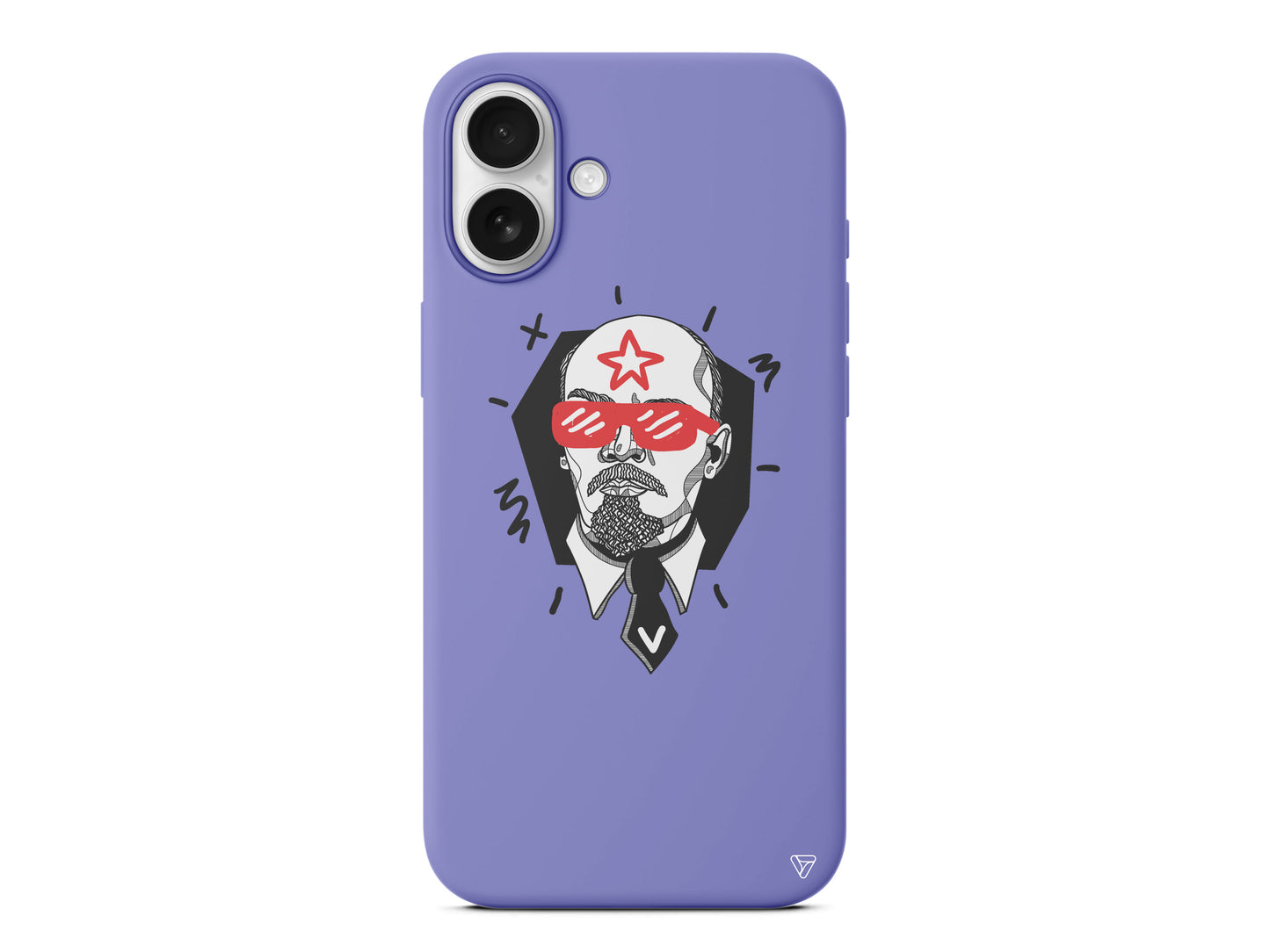 Lenin Lansman Model İçi Kadife Silikon Telefon Kılıfı