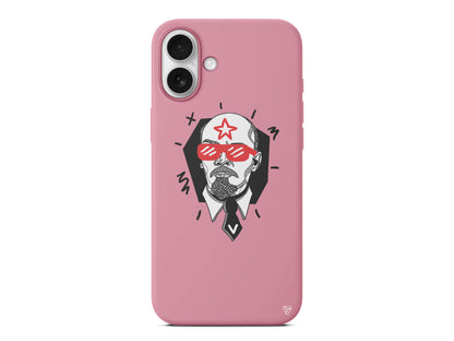 Lenin Lansman Model İçi Kadife Silikon Telefon Kılıfı