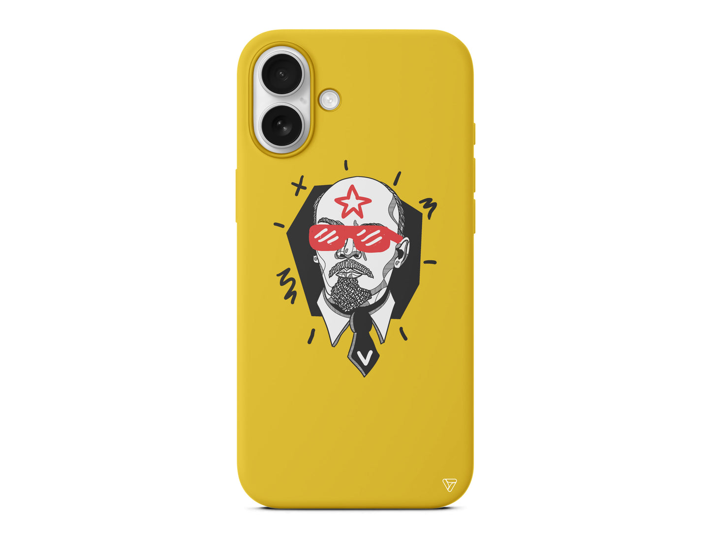 Lenin Lansman Model İçi Kadife Silikon Telefon Kılıfı