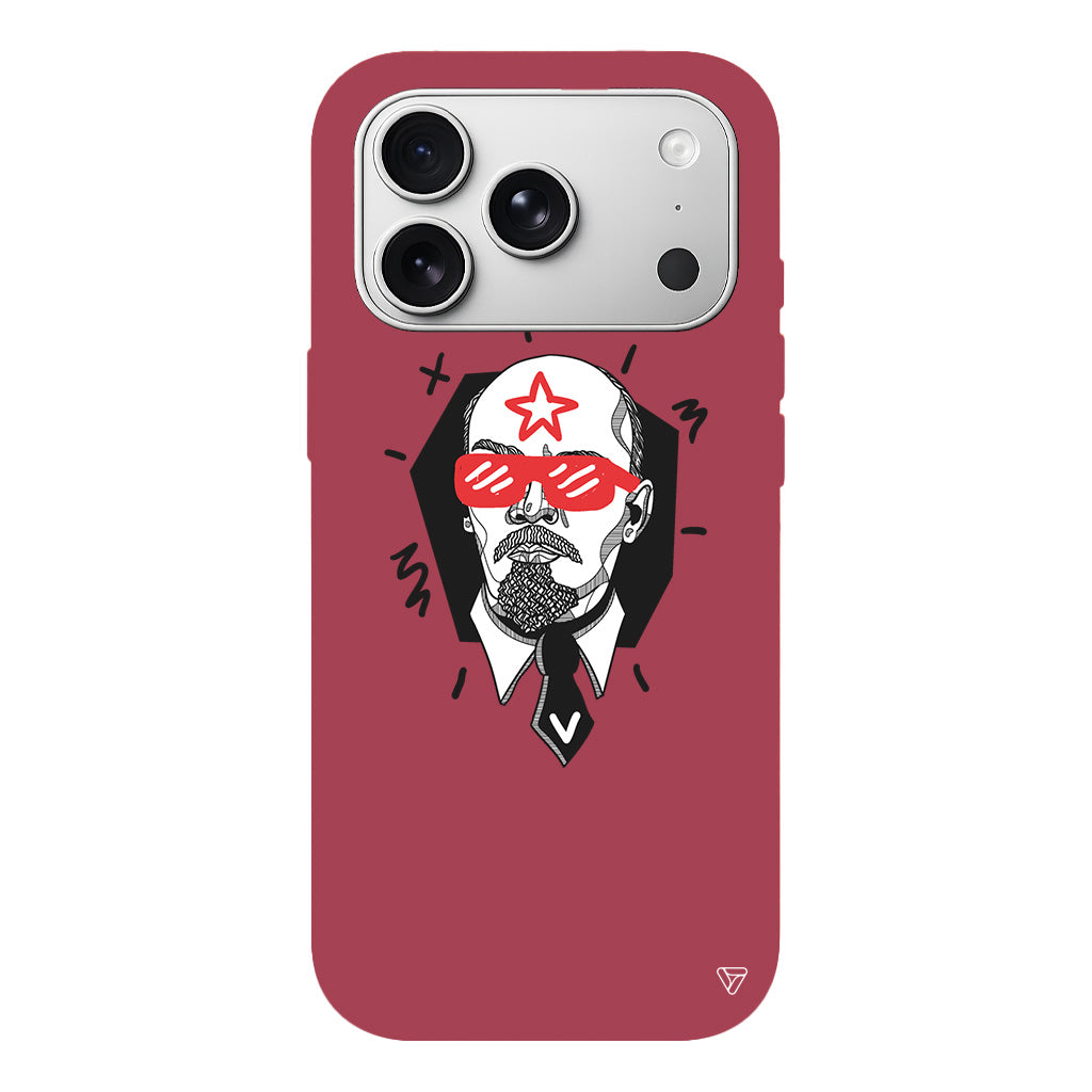 Lenin Lansman Model İçi Kadife Silikon Telefon Kılıfı