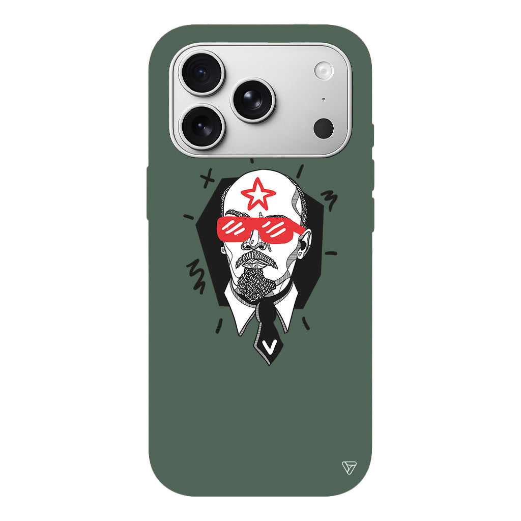Lenin Lansman Model İçi Kadife Silikon Telefon Kılıfı