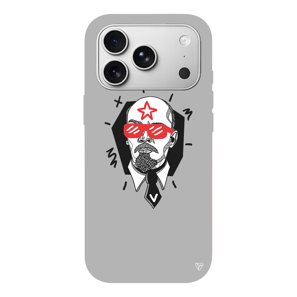 Lenin Lansman Model İçi Kadife Silikon Telefon Kılıfı