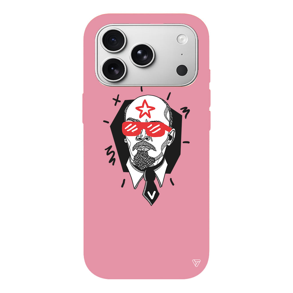 Lenin Lansman Model İçi Kadife Silikon Telefon Kılıfı