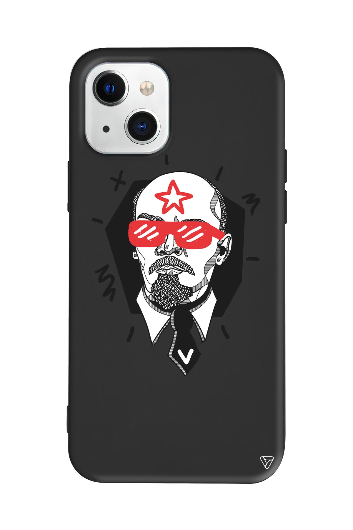 Lenin Lansman Model İçi Kadife Silikon Telefon Kılıfı
