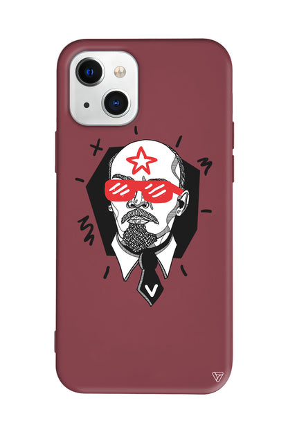 Lenin Lansman Model İçi Kadife Silikon Telefon Kılıfı