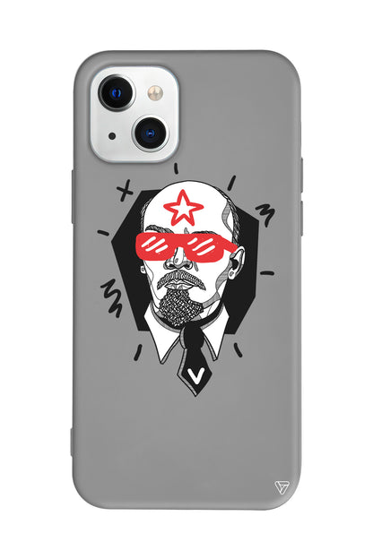 Lenin Lansman Model İçi Kadife Silikon Telefon Kılıfı