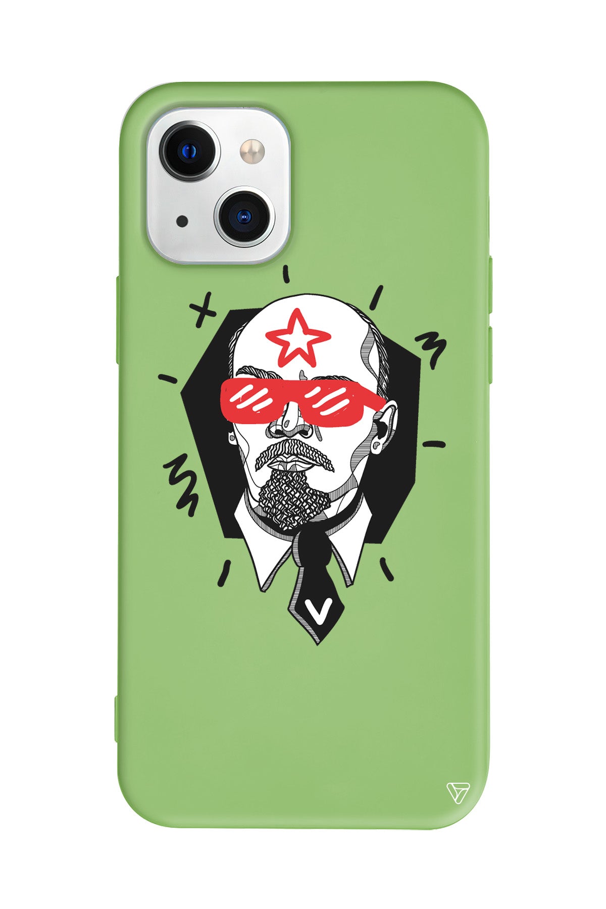 Lenin Lansman Model İçi Kadife Silikon Telefon Kılıfı – Plus Serisine Özel