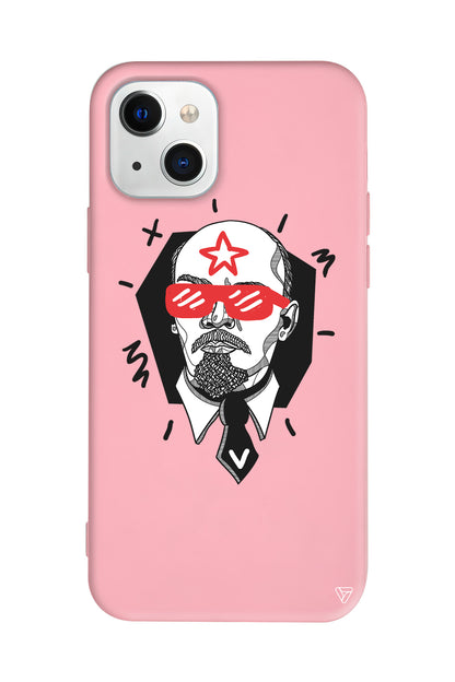 Lenin Lansman Model İçi Kadife Silikon Telefon Kılıfı