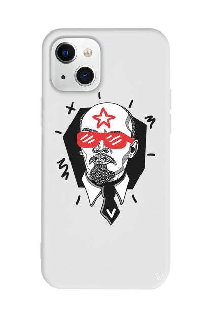Lenin Lansman Model İçi Kadife Silikon Telefon Kılıfı