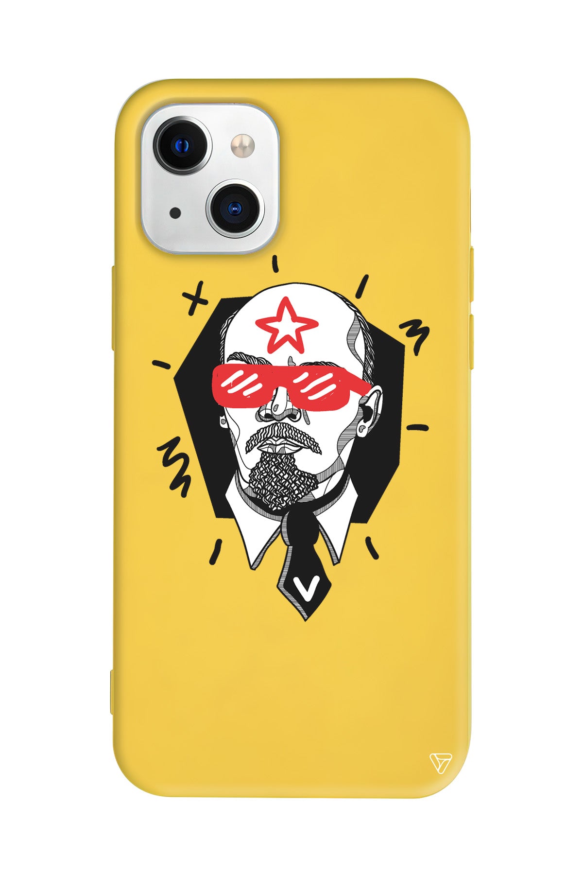 Lenin Lansman Model İçi Kadife Silikon Telefon Kılıfı