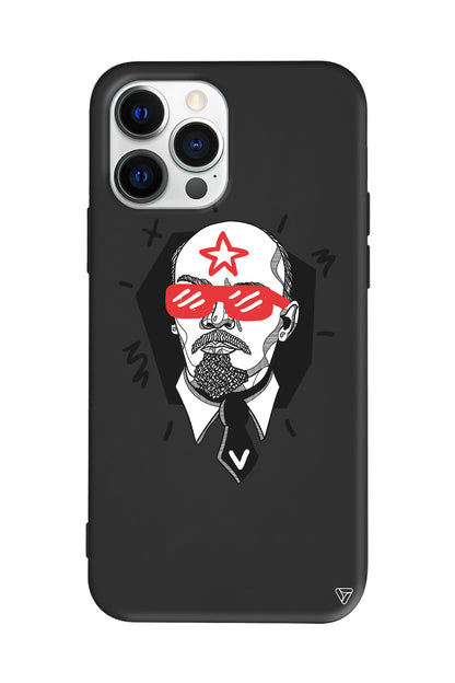 Lenin Lansman Model İçi Kadife Silikon Telefon Kılıfı