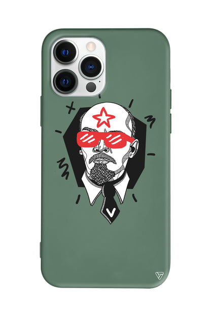 Lenin Lansman Model İçi Kadife Silikon Telefon Kılıfı