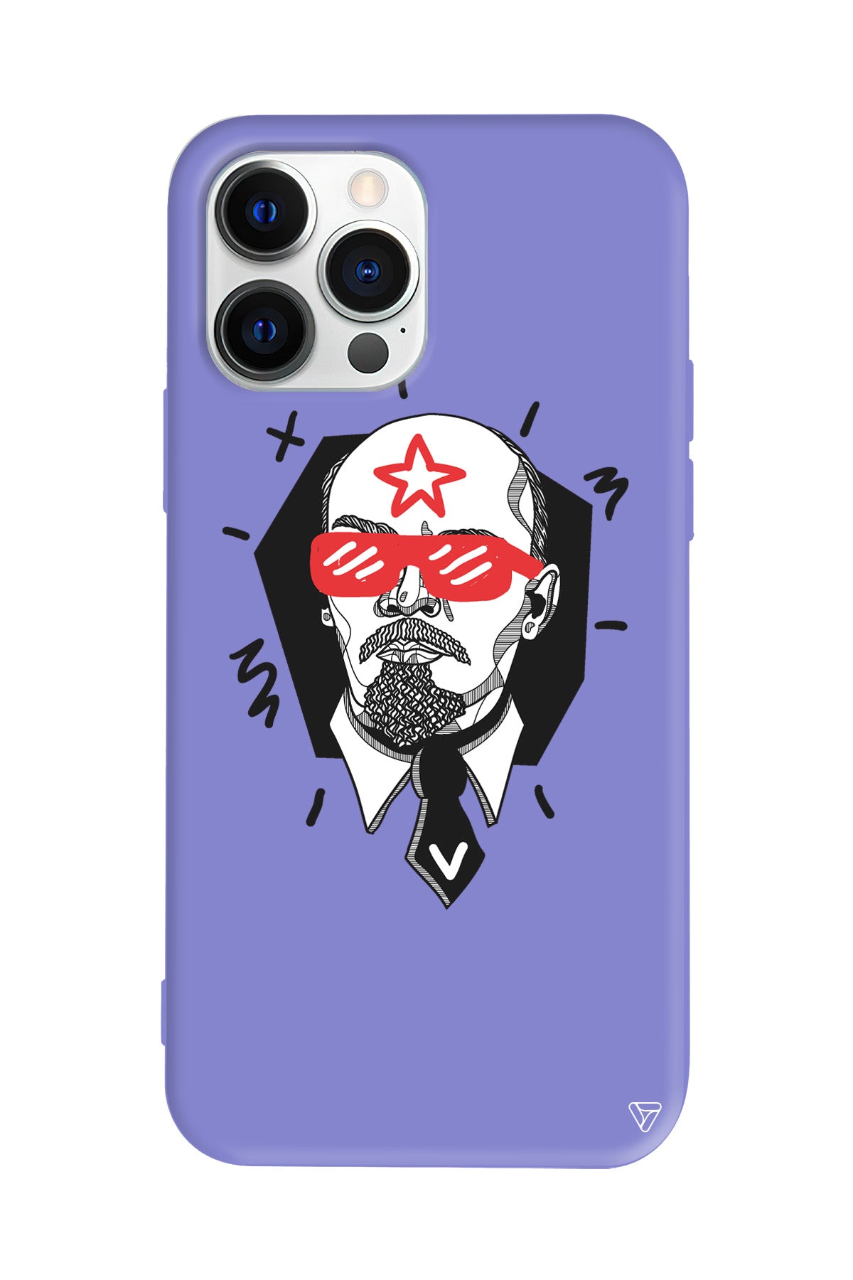 Lenin Lansman Model İçi Kadife Silikon Telefon Kılıfı