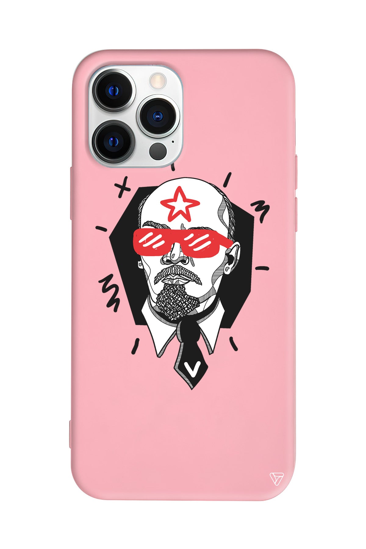 Lenin Lansman Model İçi Kadife Silikon Telefon Kılıfı