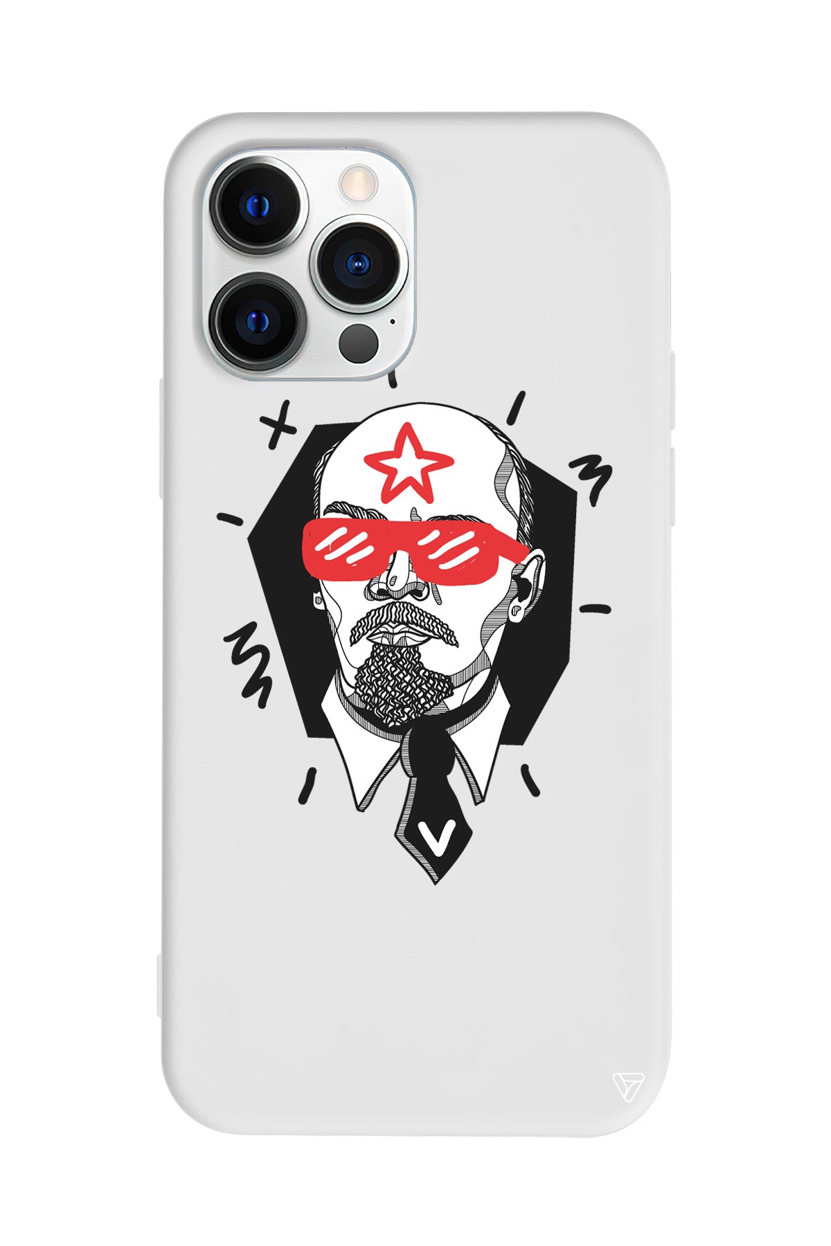 Lenin Lansman Model İçi Kadife Silikon Telefon Kılıfı