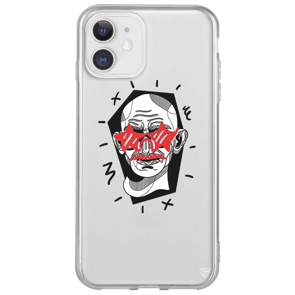 Gandhi Lansman Model İçi Kadife Silikon Telefon Kılıfı