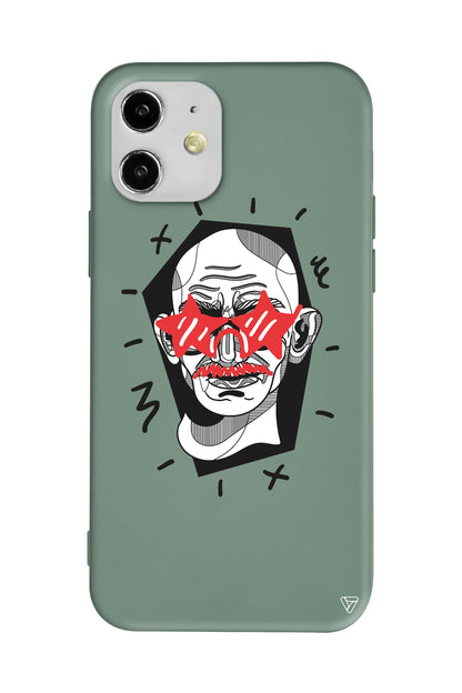 Gandhi Lansman Model İçi Kadife Silikon Telefon Kılıfı