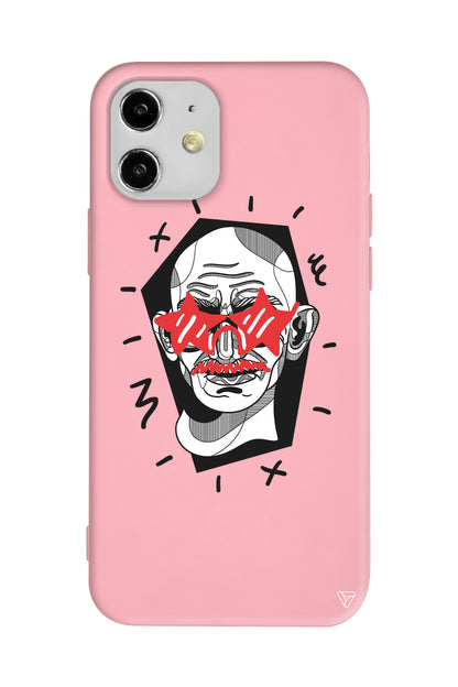 Gandhi Lansman Model İçi Kadife Silikon Telefon Kılıfı