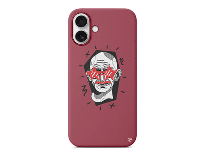 Gandhi Lansman Model İçi Kadife Silikon Telefon Kılıfı