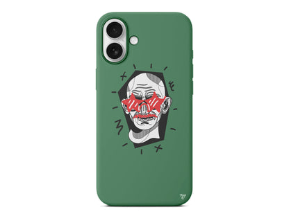 Gandhi Lansman Model İçi Kadife Silikon Telefon Kılıfı