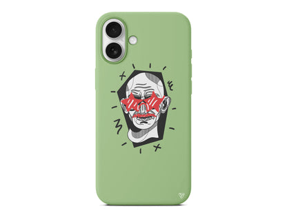 Gandhi Lansman Model İçi Kadife Silikon Telefon Kılıfı