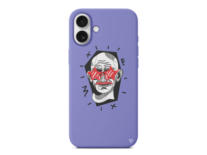 Gandhi Lansman Model İçi Kadife Silikon Telefon Kılıfı