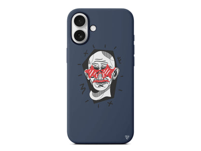 Gandhi Lansman Model İçi Kadife Silikon Telefon Kılıfı