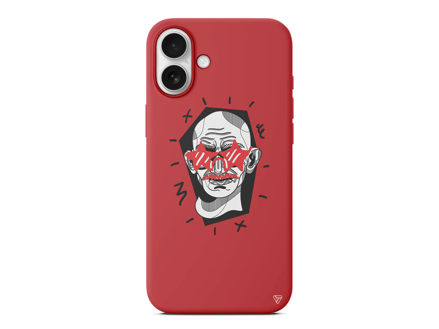 Gandhi Lansman Model İçi Kadife Silikon Telefon Kılıfı – Plus Serisine Özel