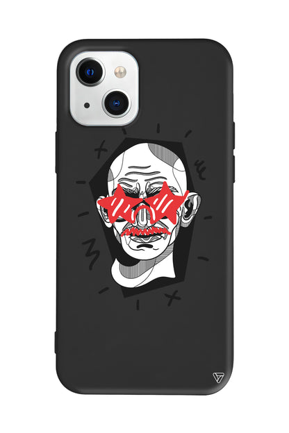 Gandhi Lansman Model İçi Kadife Silikon Telefon Kılıfı