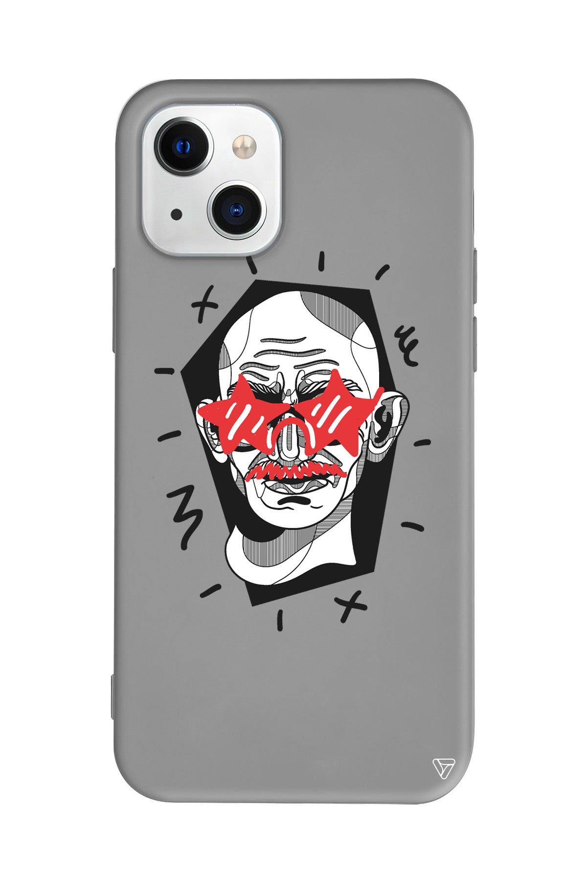 Gandhi Lansman Model İçi Kadife Silikon Telefon Kılıfı – Plus Serisine Özel