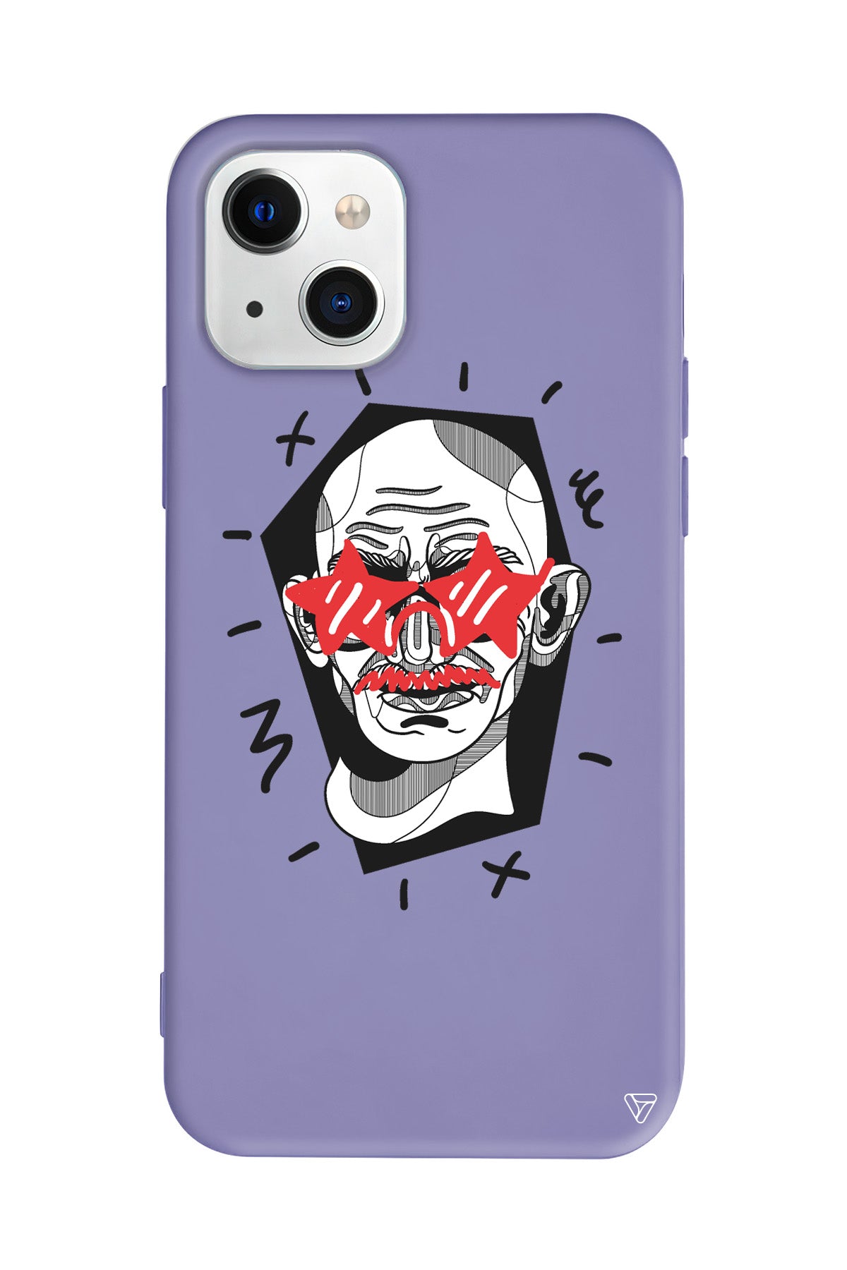 Gandhi Lansman Model İçi Kadife Silikon Telefon Kılıfı – Plus Serisine Özel