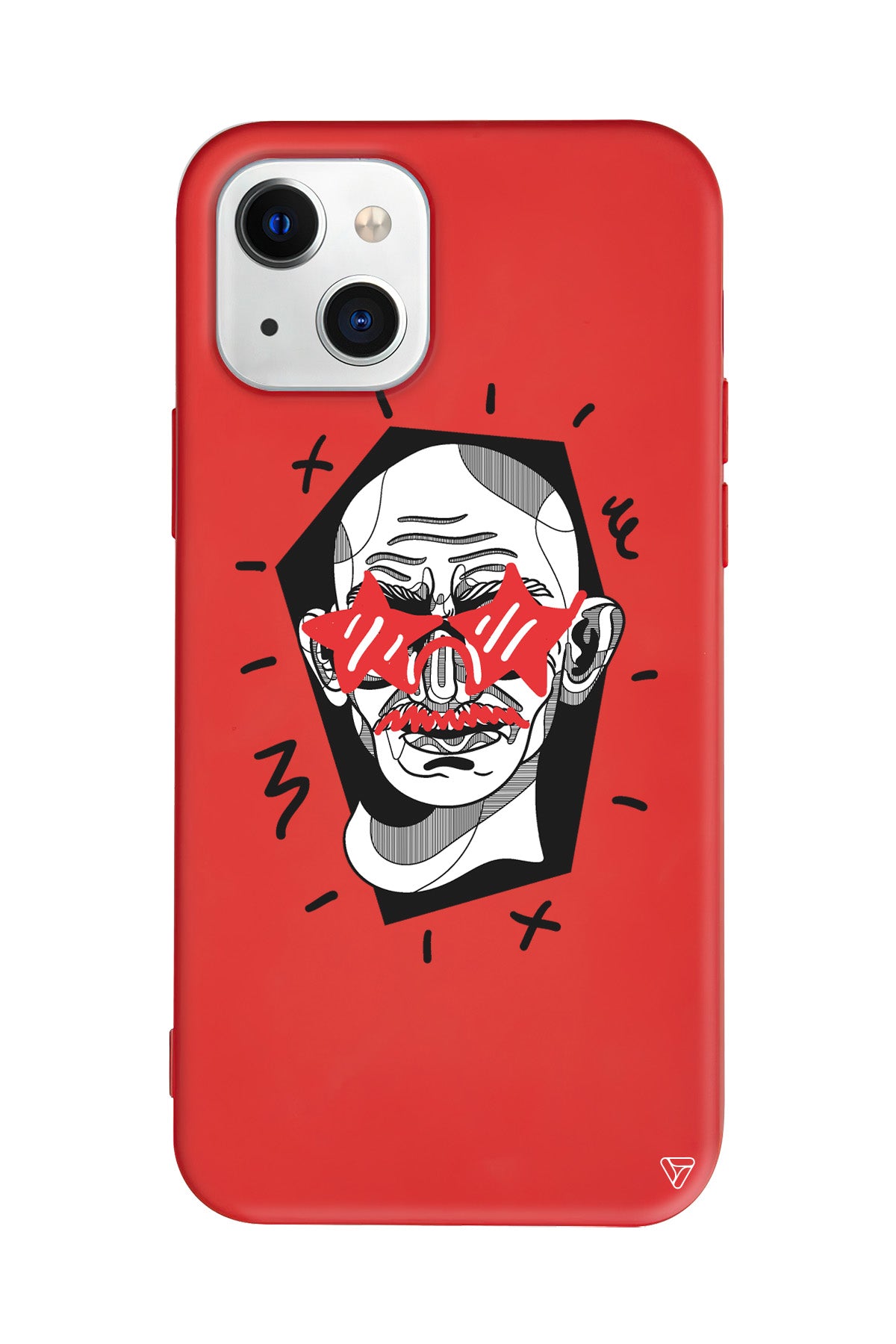 Gandhi Lansman Model İçi Kadife Silikon Telefon Kılıfı – Plus Serisine Özel